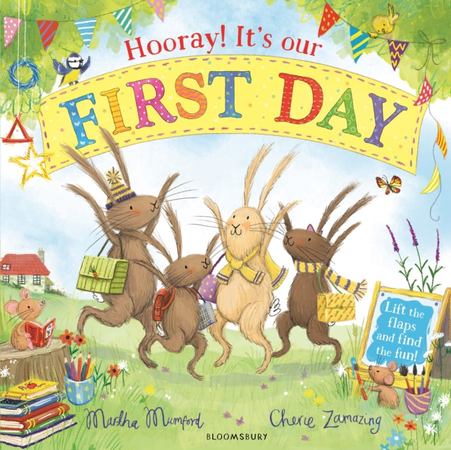Hooray! Its Our First Day : A Lift-the-Flap Adventure - Book from The Bookhouse Broughty Ferry- Just £7.99! Shop now