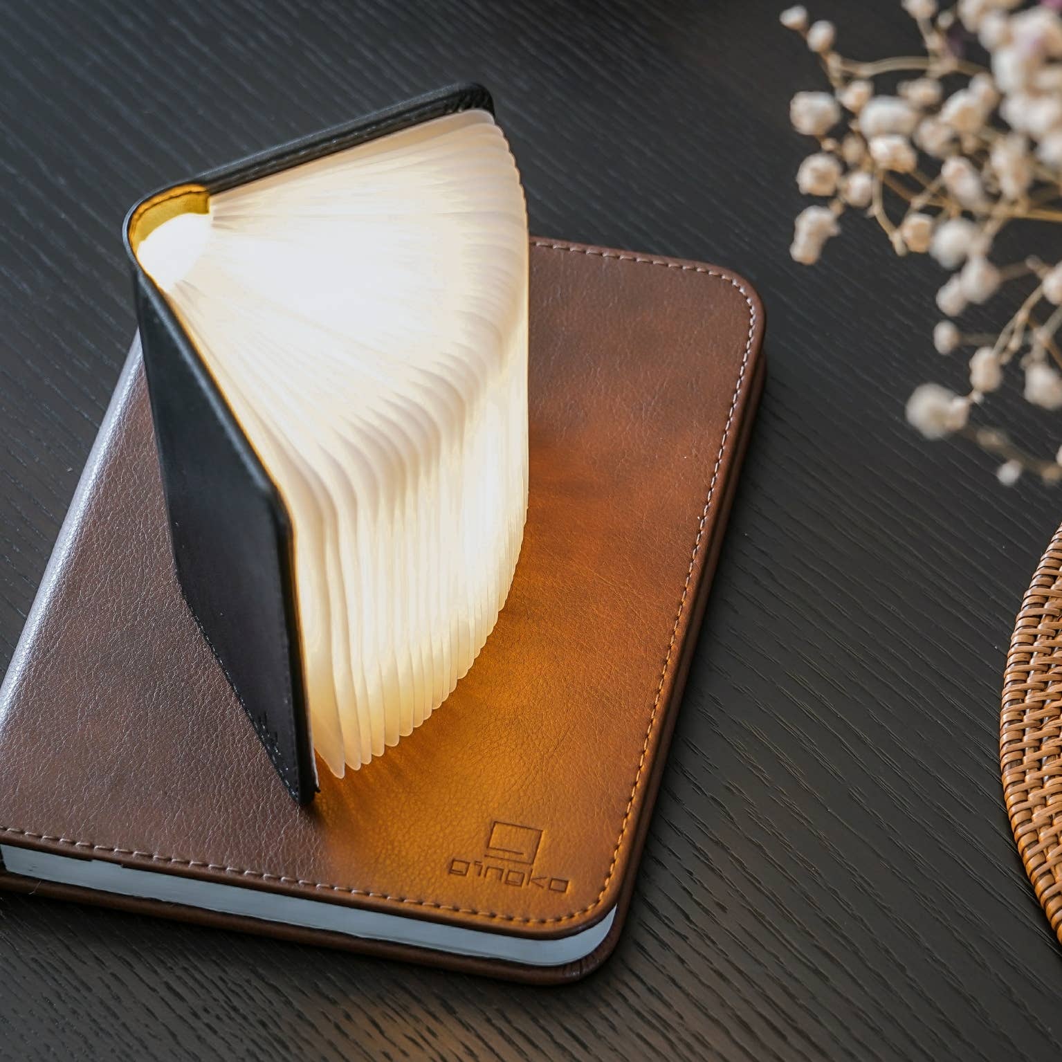 Bonded Black Leather Smart Book Light -  from The Bookhouse Broughty Ferry- Just £34.99! Shop now