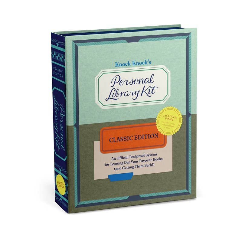Knock Knock Personal Library Kit Classic Edition PLK Book Bo -  from The Bookhouse Broughty Ferry- Just £18.99! Shop now