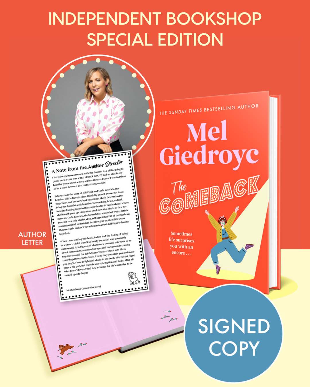 The Comeback - INDEPENDENT BOOKSHOP SIGNED EDITION - Book from The Bookhouse Broughty Ferry- Just £18! Shop now